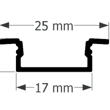 PERFIL DE LED DE EMBUTIR